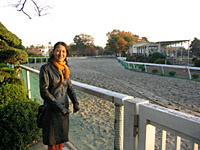 馬事公園にて